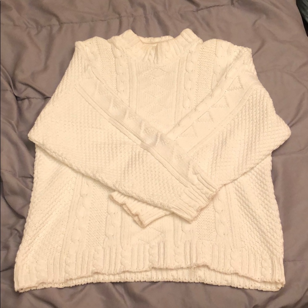 White sweater